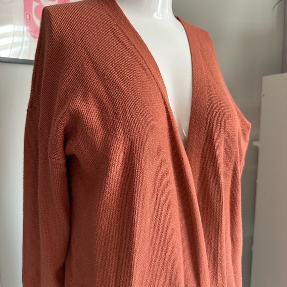 Tea n Rose Warm Brown Knit Cardigan - Picture 3 of 8